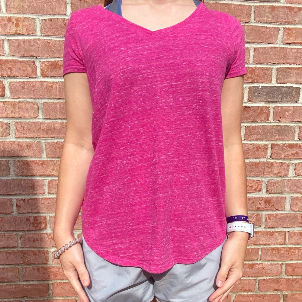 Sonoma Pink V-neck T-shirt